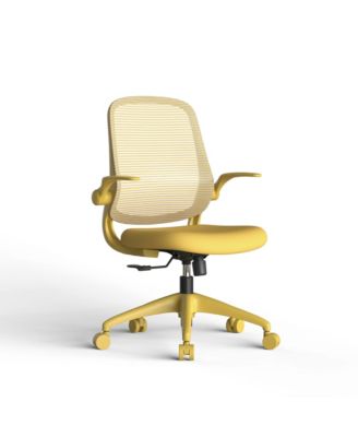Mid-Back Ergonomic Mesh Office Chair with Flip-Up Armrests