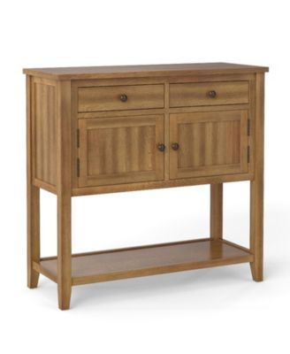 Mid-Century 36 Inch Wood Buffet Sideboard with 2 Drawers and 2 Cabinets