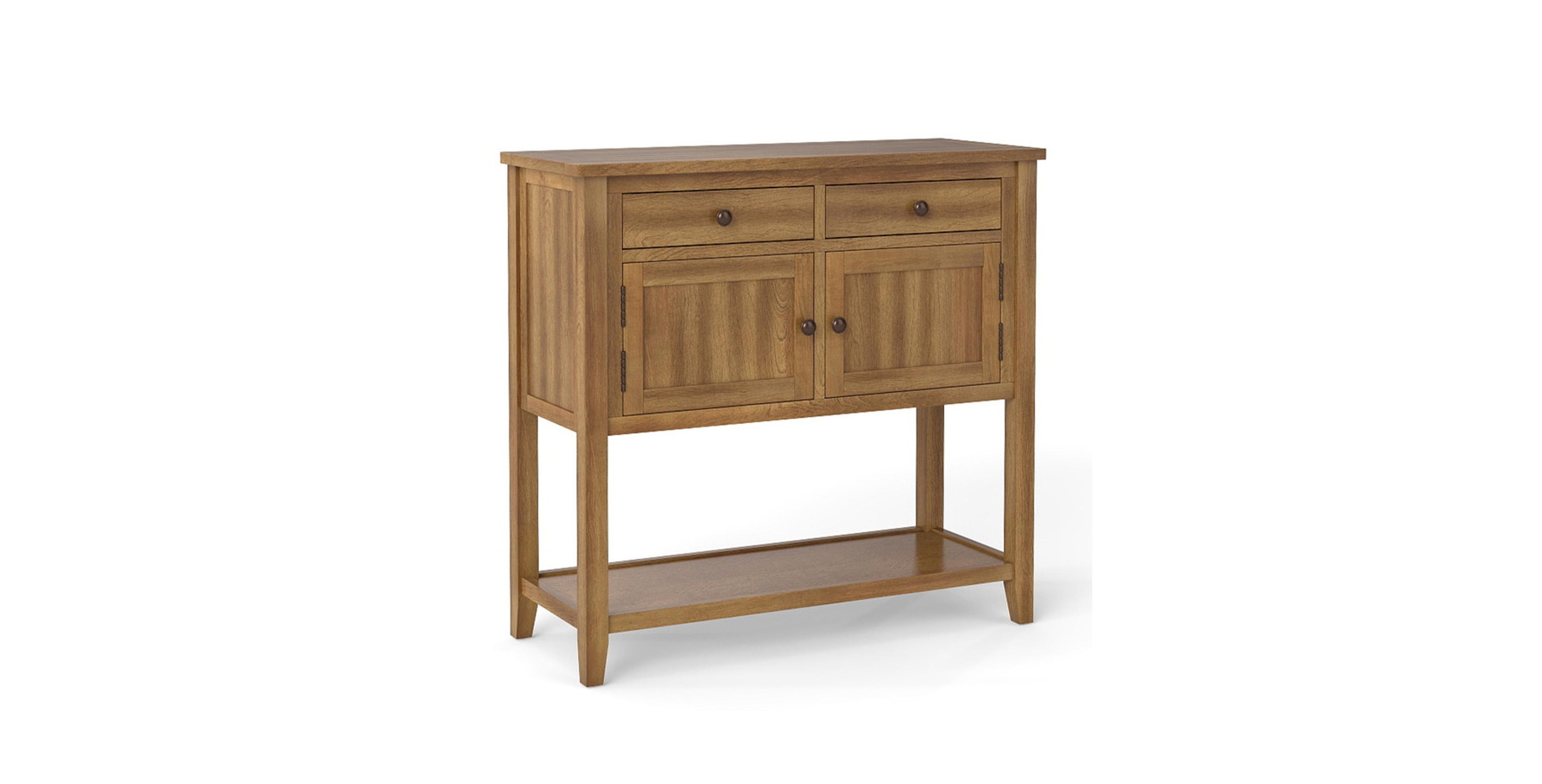 Sugift Mid-Century 36 Inch Wood Buffet Sideboard with 2 Drawers and 2 Cabinets
