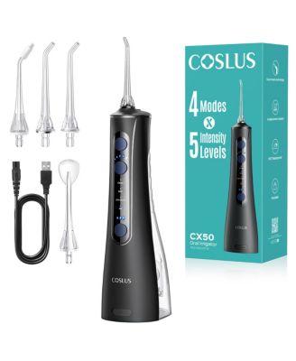 CX50 Cordless Water Flosser, 4 Modes and 5 Intensities, Portable Rechargeable Oral Irrigator for Travel and Home