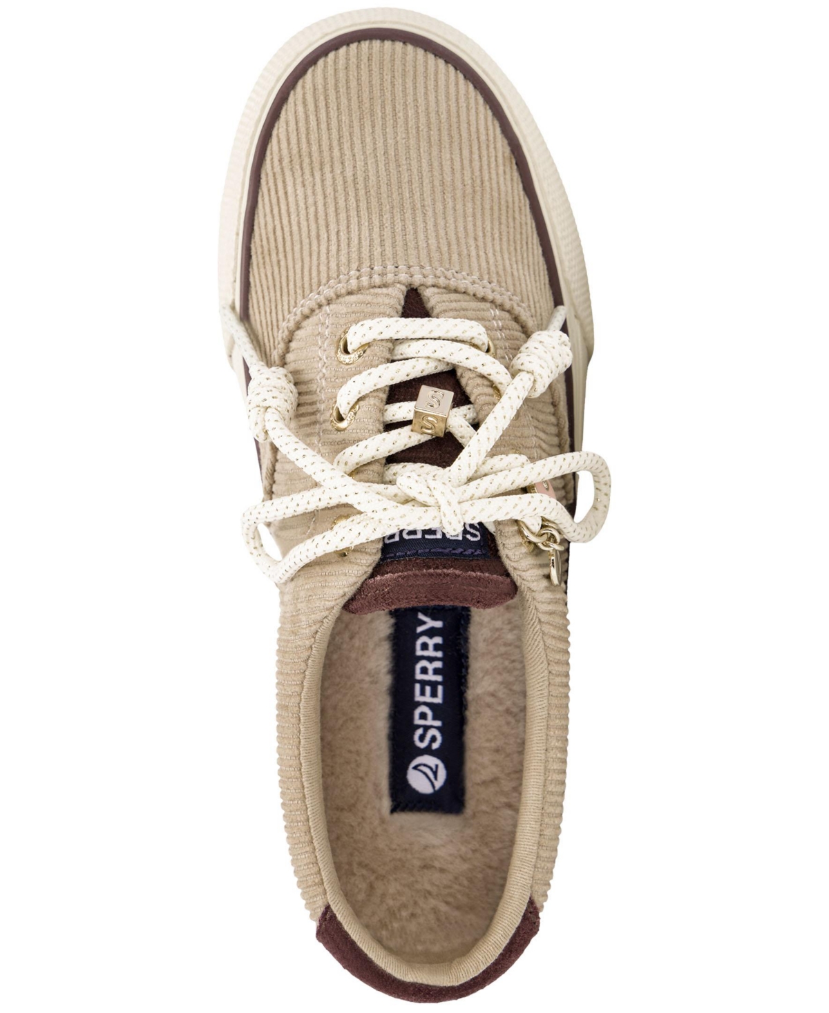 Sperry Girl's ( 1 to 13) Bexley Cvo Platform Sneaker, Irish Cream