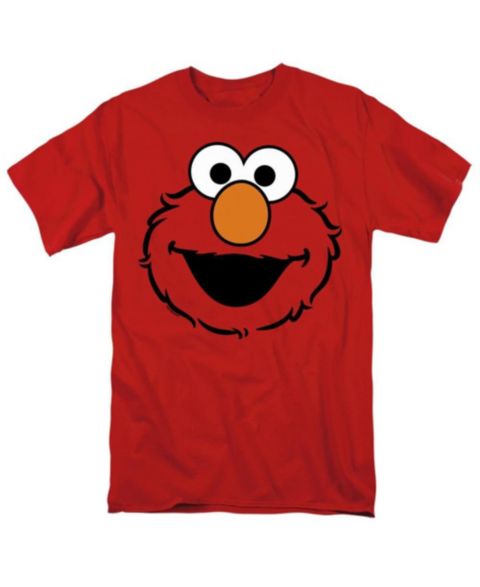 Мужская футболка Sesame Street Elmo Full Face, цвет: Красный