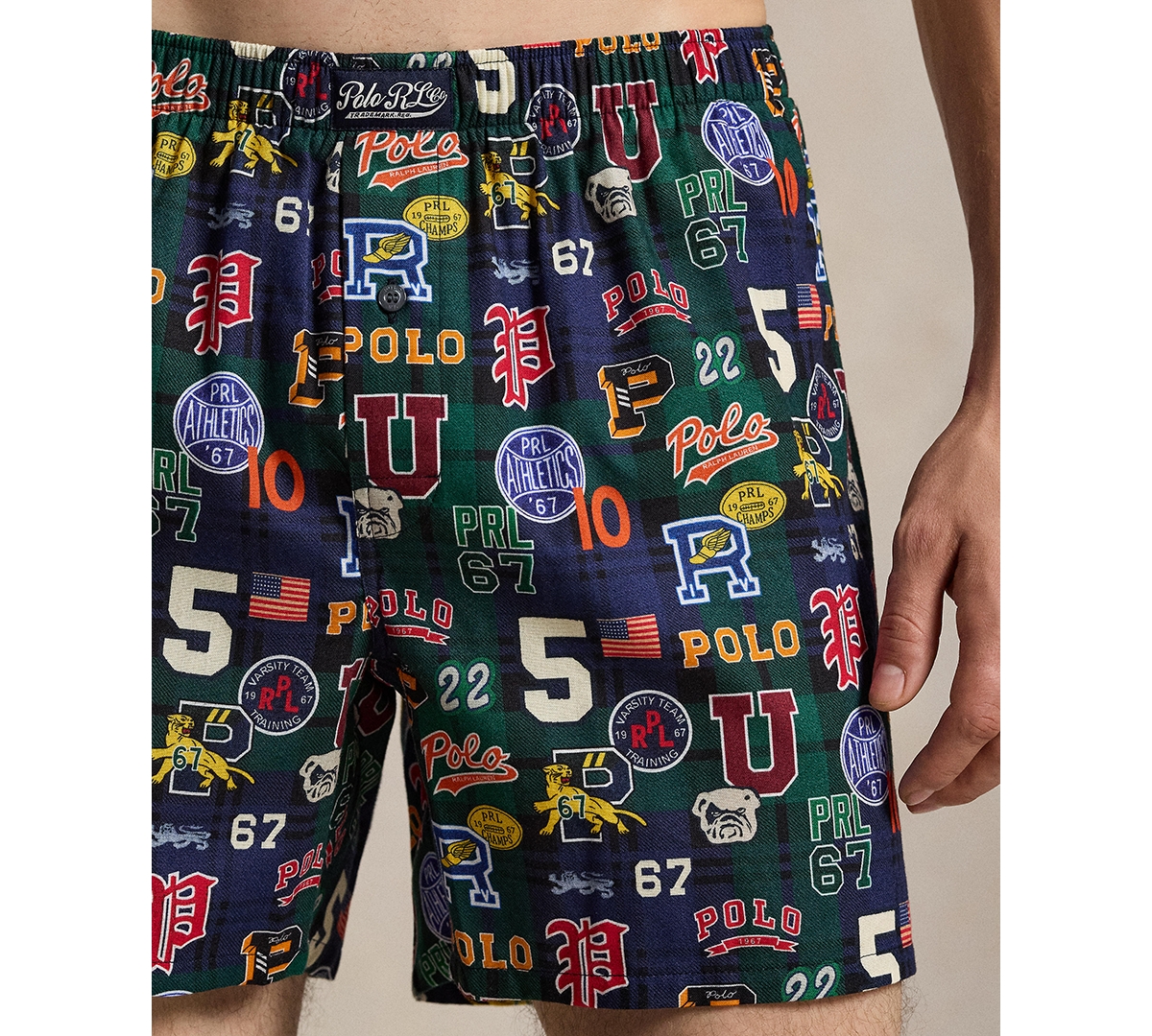 Polo Ralph Lauren Men's Print Single Button Fly Boxer
