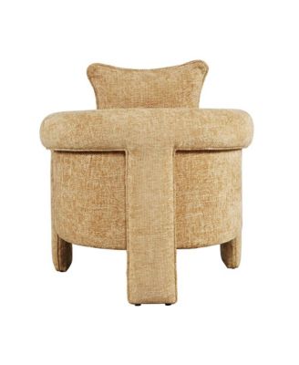 Adley Modern Upholstered Vintage Accent Armchair with Pillow