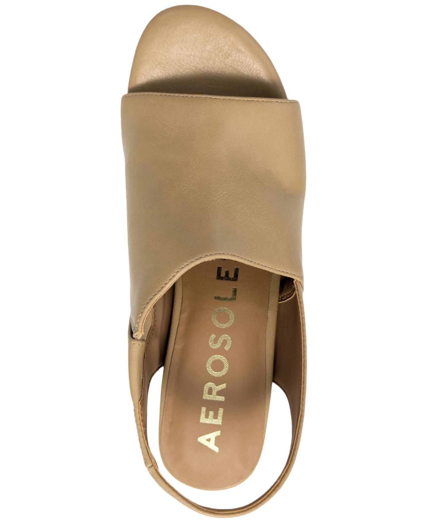Женские сандалии Aerosoles Dear Dress Heeled, цвет: Бежевый бисквитная искусственная кожа — фото 4