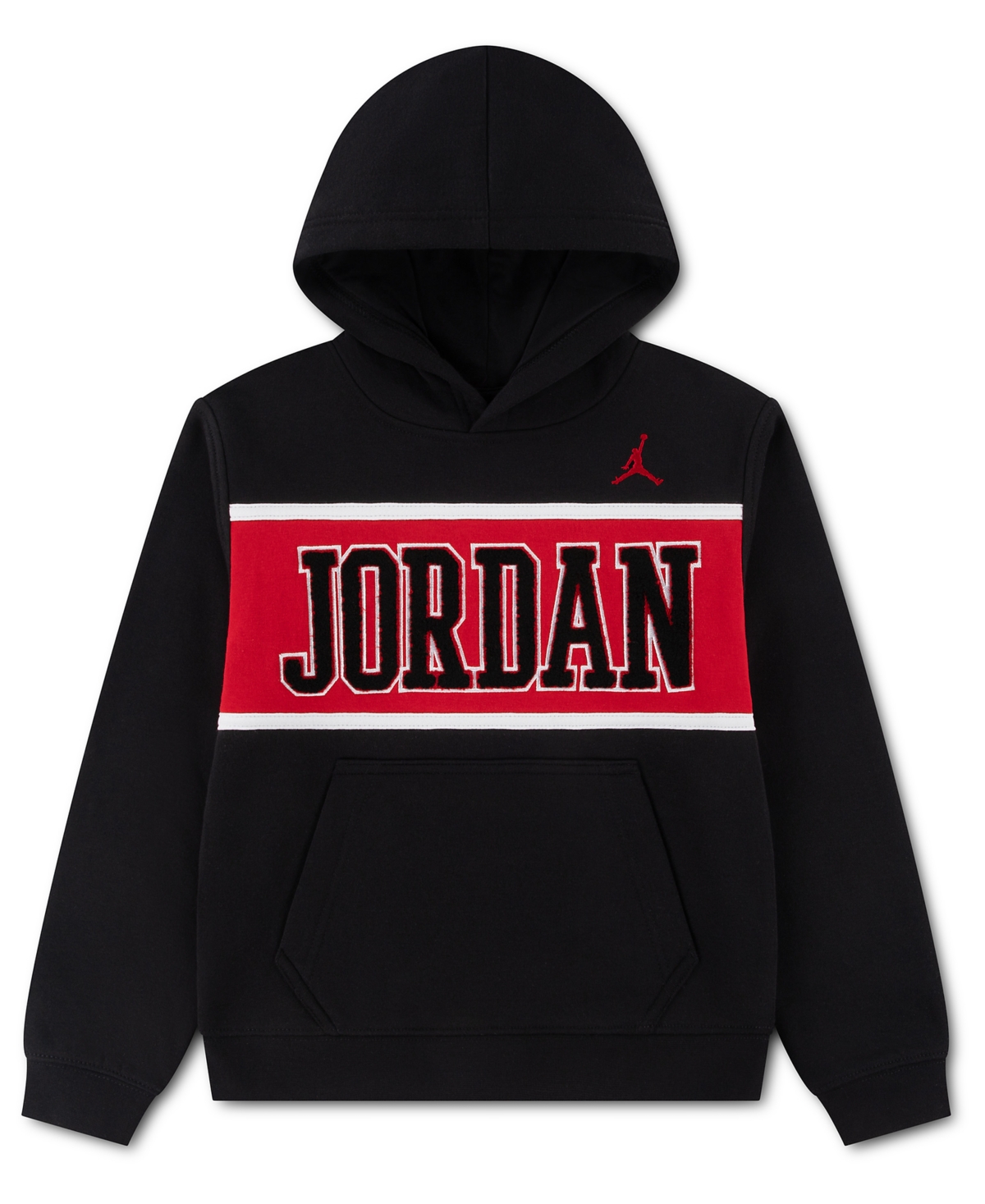 Jordan Boys' 8-20 Clutch Script Long-Sleeve Hoodie