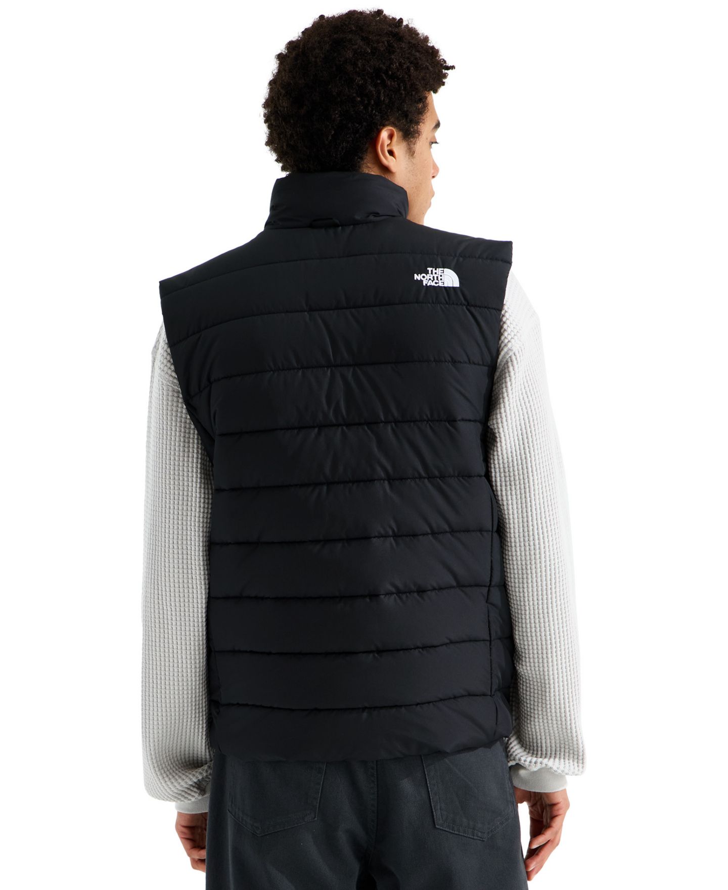 Мужской жилет The North Face Aconcagua Regular-Fit Vest, цвет: Чёрный — фото 4