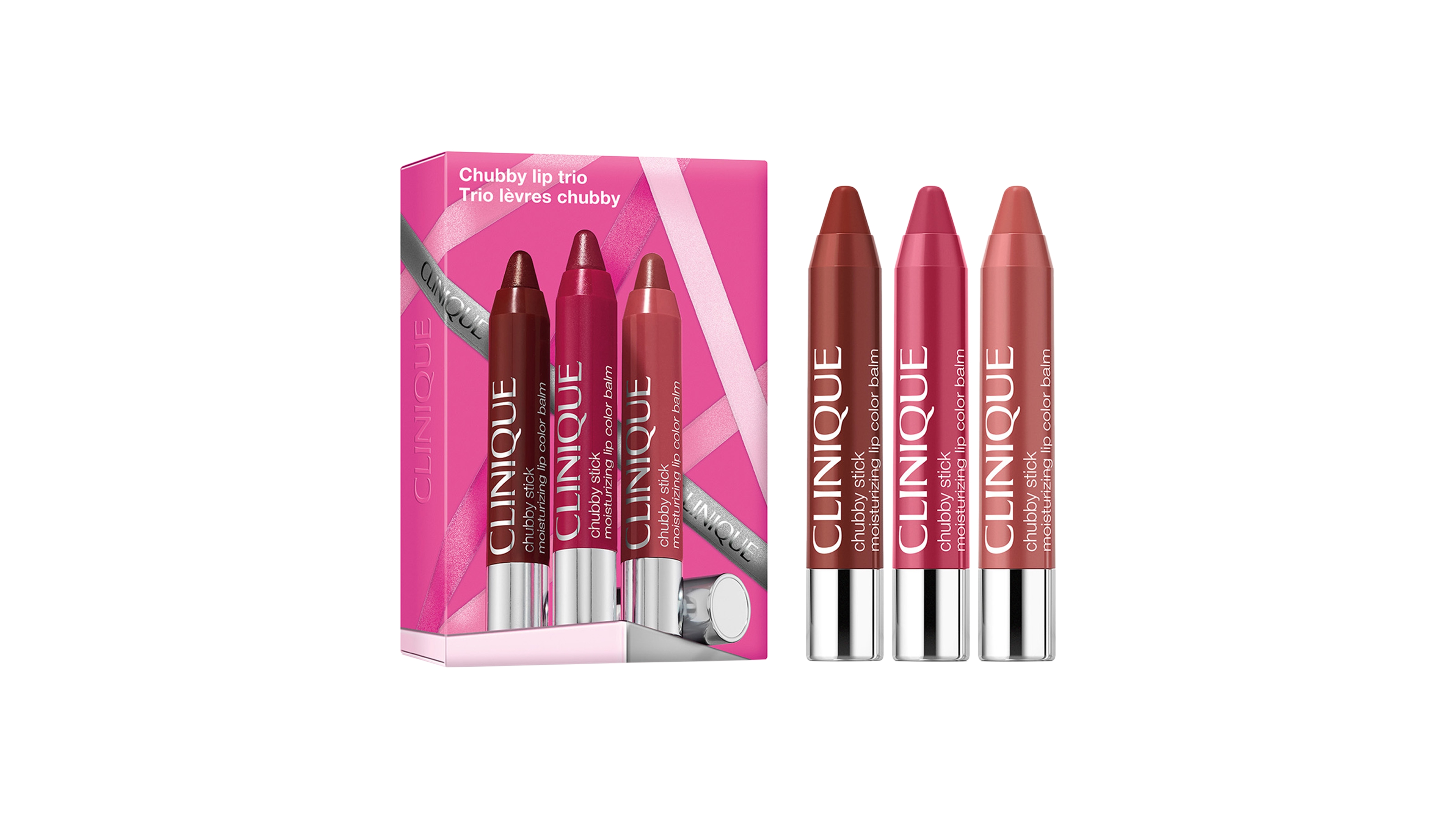 Clinique 3-Piece Chubby Lip Trio Gift Set