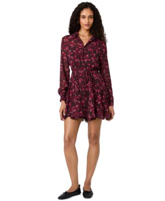 Women's Marina Aurora Floral Long-Sleeve Mini Dress