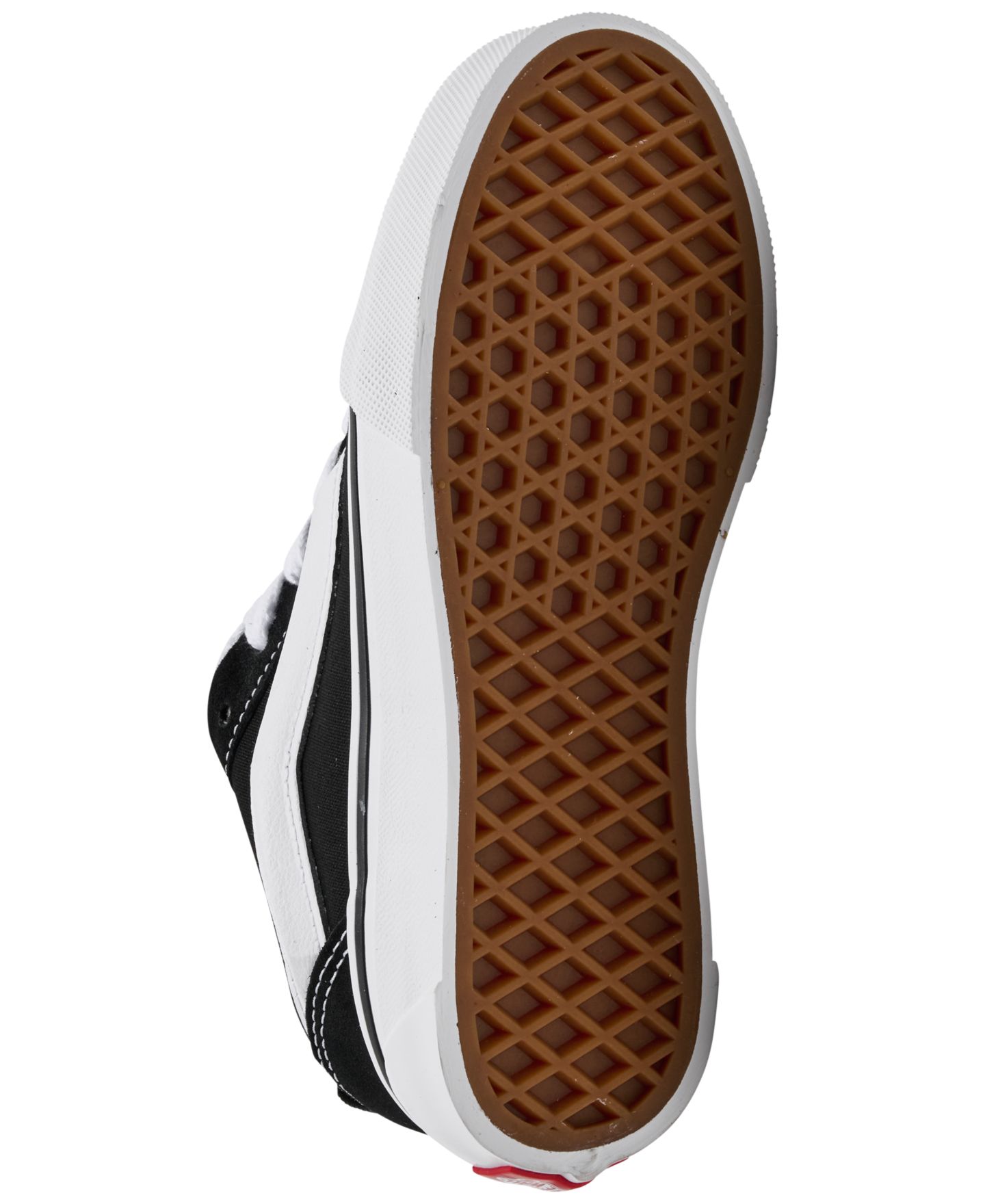Детские кроссовки Vans Little Kids Knu Skool Lifestyle, цвет: Чёрный / Белый — фото 6