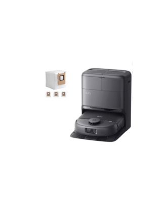 Robot Vacuum Omni C28 and Dust bags, 15,000 Pa Suction,HydroJet Self Clean Roller Mop,Zero-Tangle for Pet Hair