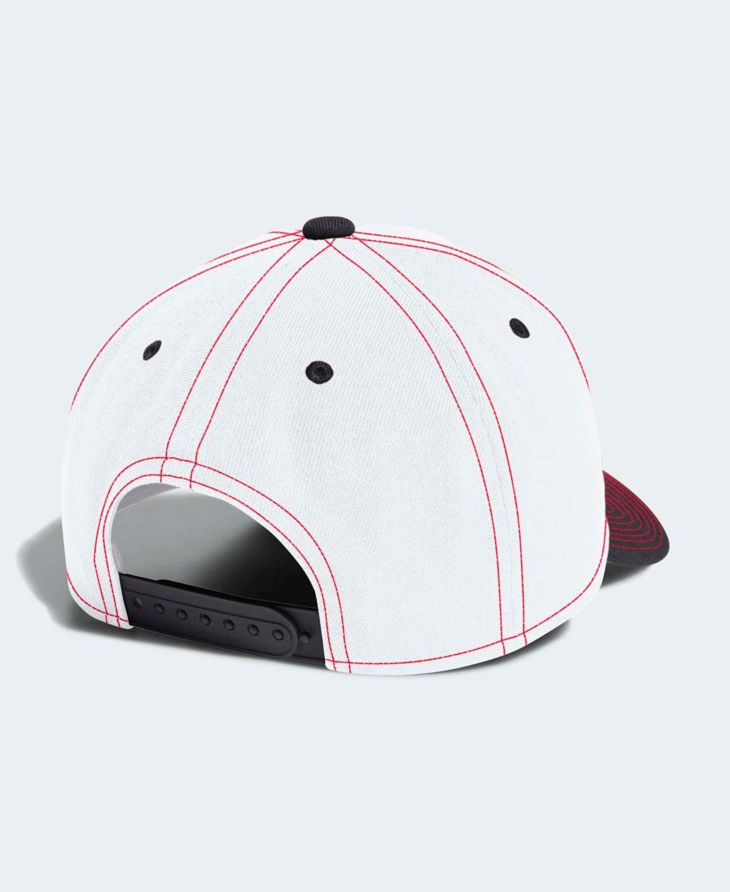 Кепка adidas White/Black Texas Tech Red Raiders 2026 Sideline A-Frame Adjustable Hat — фото 2
