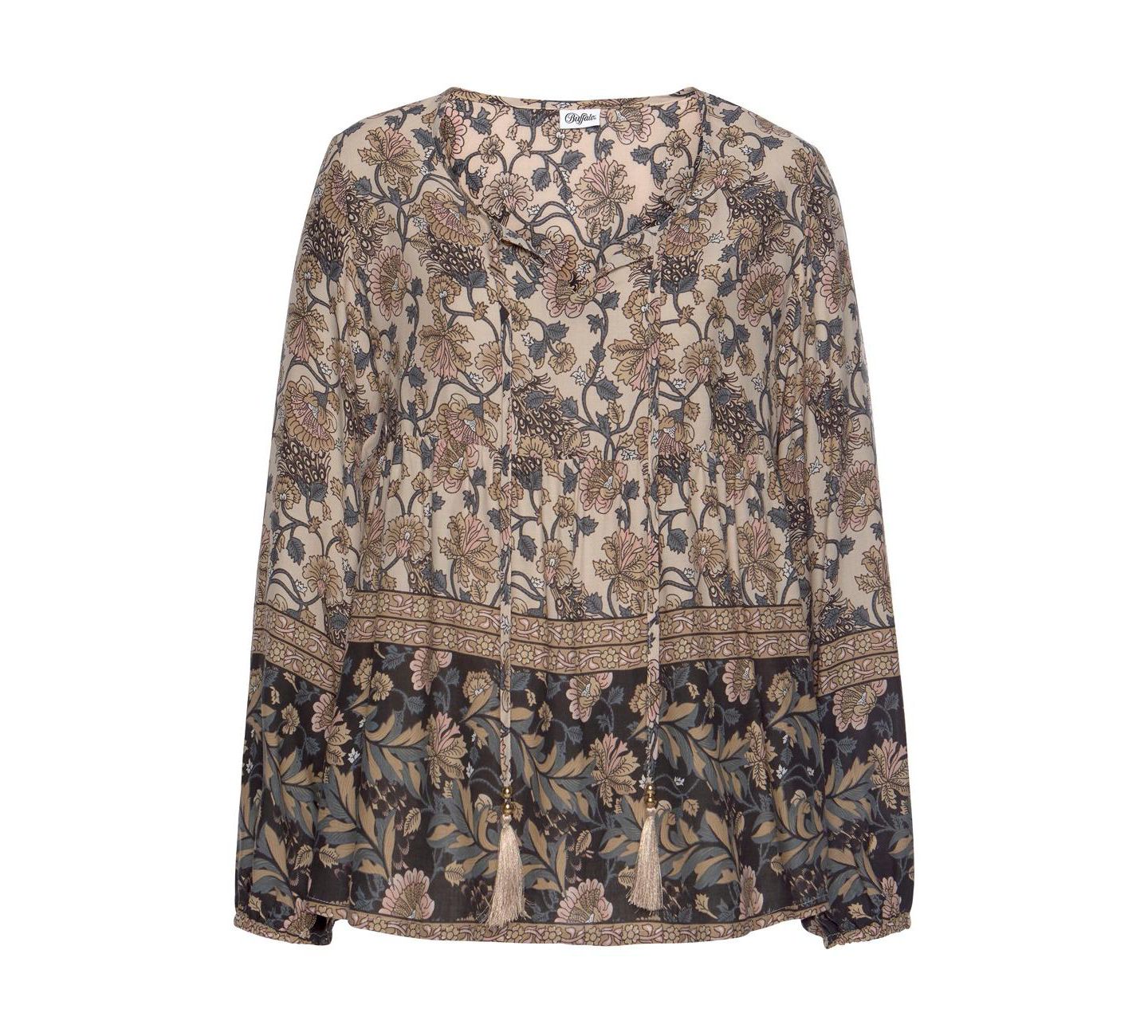 Женская блузка Lascana Viscose Floral Print Look — фото 5