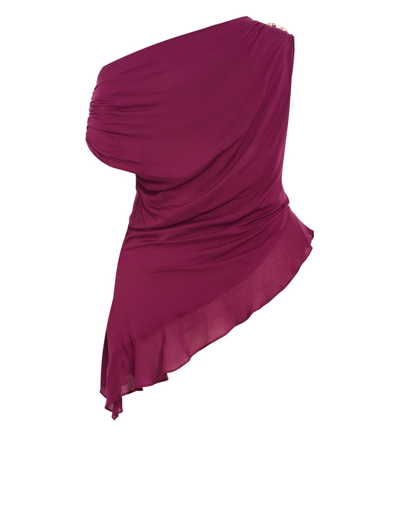 Женский топ CITY CHIC Plus Size Kylie Off Shoulder Top, цвет: Pomegranate — фото 5
