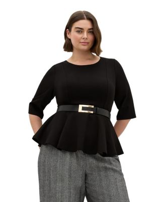 Women's Paige Belted Peplum Top