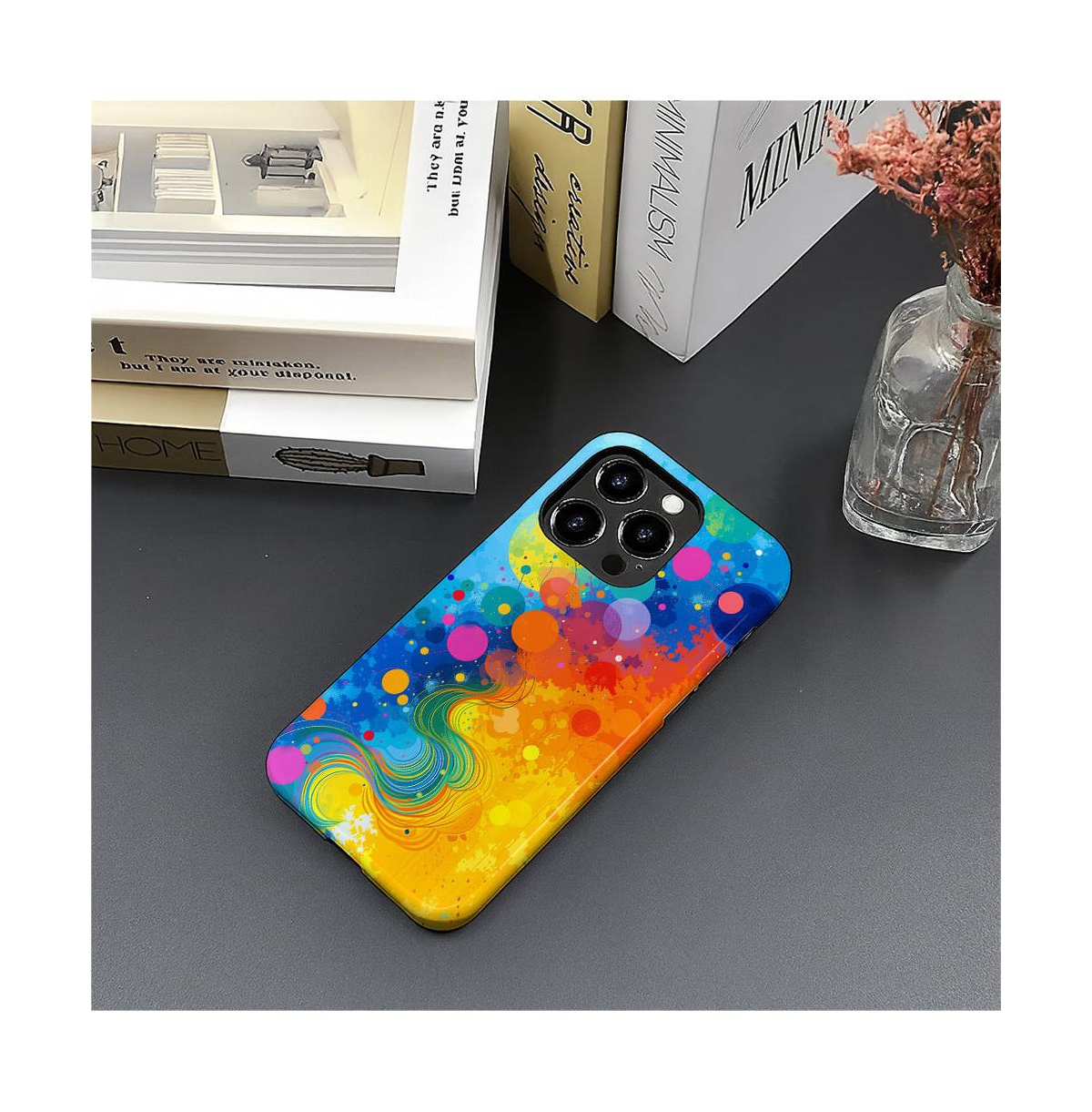 Lisen 2-Layer Phone Case for Apple iPhone 15 Pro Max