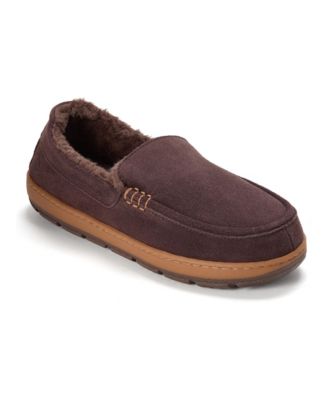 Men's Fitzgerald Genuine Suede Moccasin Slippers