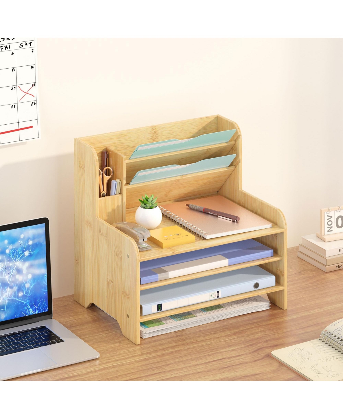 Danrong 3 Tier Desk Organizer Desktop Paper Tray Mail Holder