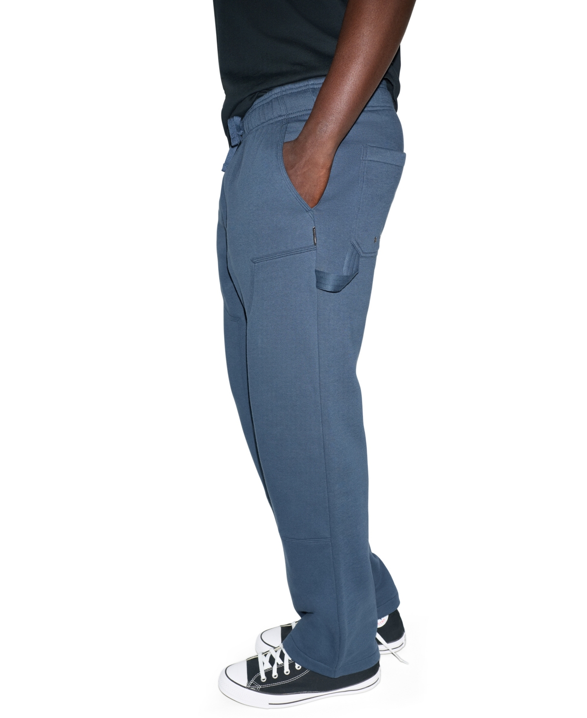 Converse Men's Double Knee Relaxed-Fit Sweatpants