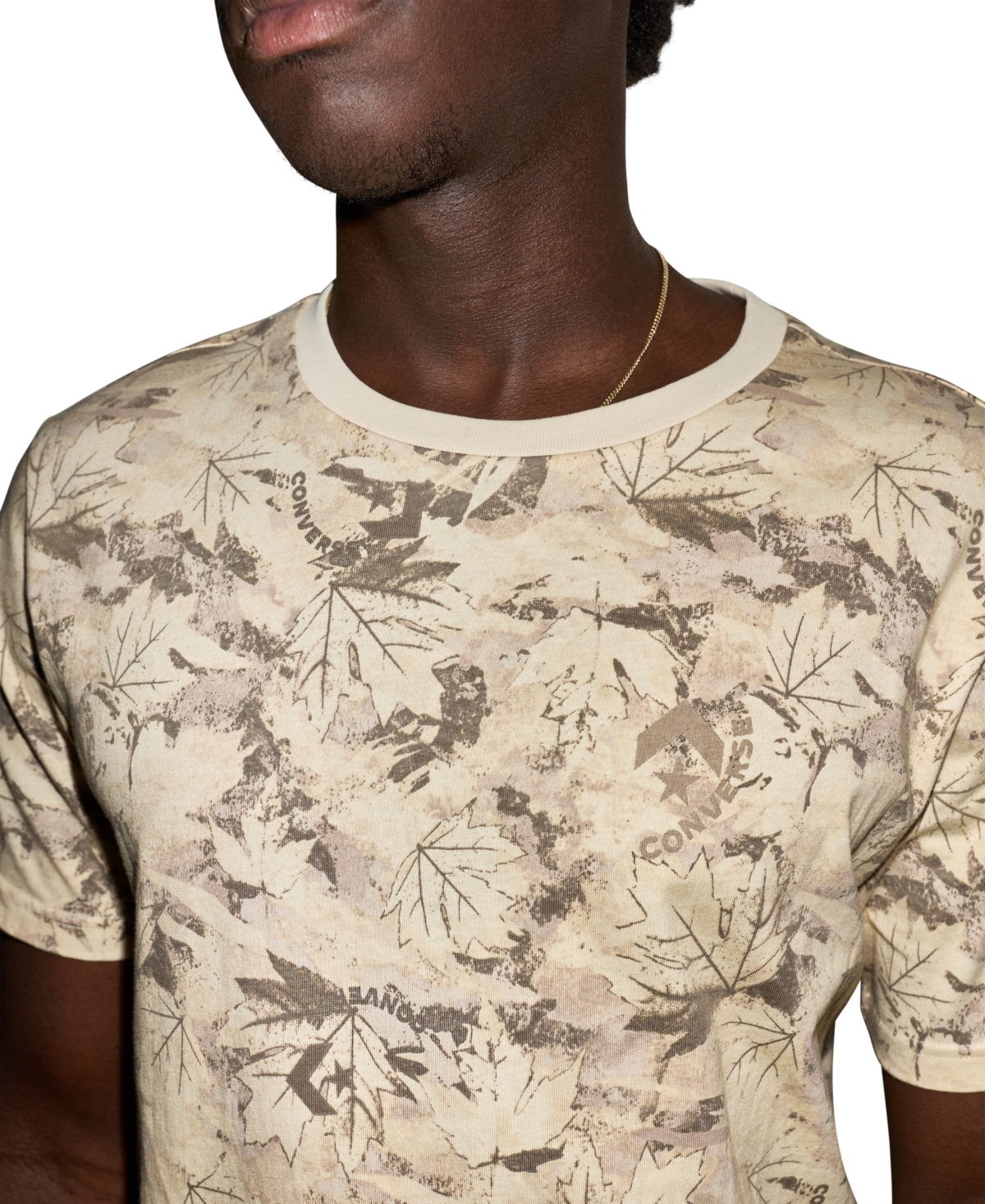 Converse Men's All-Over Print Camo Utilitarian T-Shirt