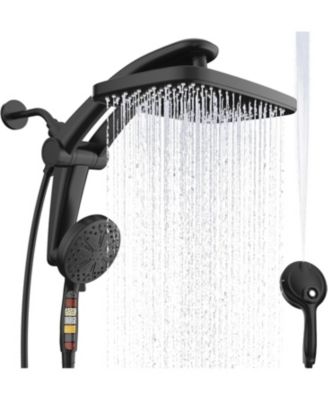 12" Rain Shower Head set Filtered Handheld High Pressure Jets Docking