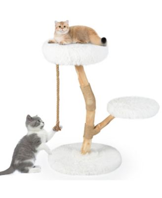 Cat Tree Tower with PerchNatural Jute Scratching PostsJute RopeSoft Long Plus