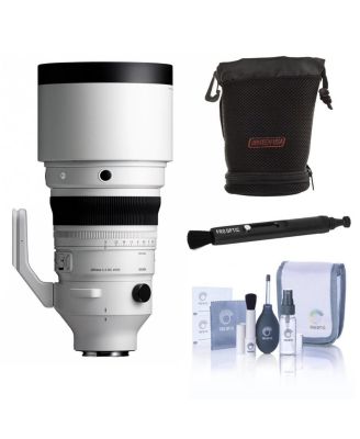 200mm f/2 DG OS Sports Lens for Sony E, Bundle with Filter Pouch, Lens Cleaner and Cleaning Kit