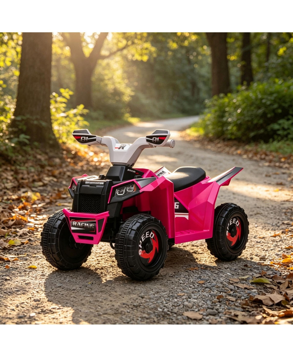 Sevorley 6V Rechargeable Electric Ride-On Car, Ages 18-36 Months