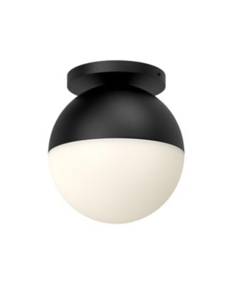 Monae 10-in Glass 1 Light Flush Mount