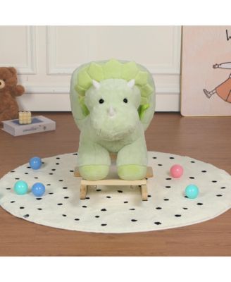 Plush Dinosaur Rocking Ride-On Toy, Ages 1-3