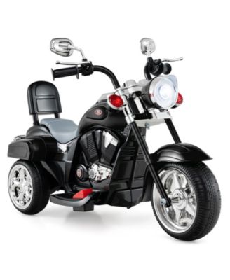 Kids 6V Battery-Powered 3-Wheel Electric Motorcycle, 66 lbs. Max Load, Ages 3+