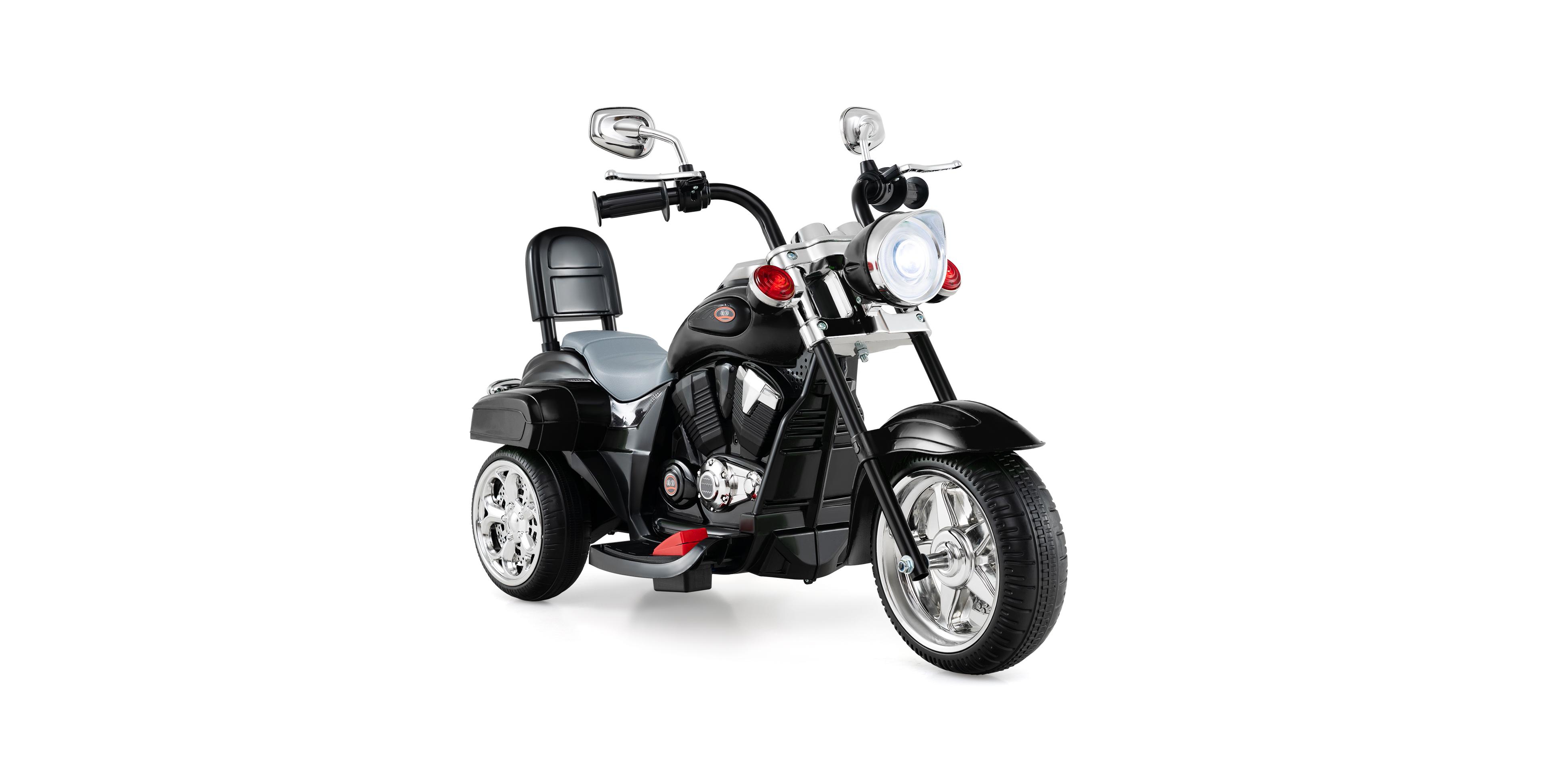 Gymax Kids 6V Battery-Powered 3-Wheel Electric Motorcycle, 66 lbs. Max Load, Ages 3+