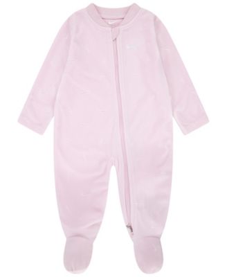 Baby Boys' and Baby Girls' Essentials Velour Footed Coverall