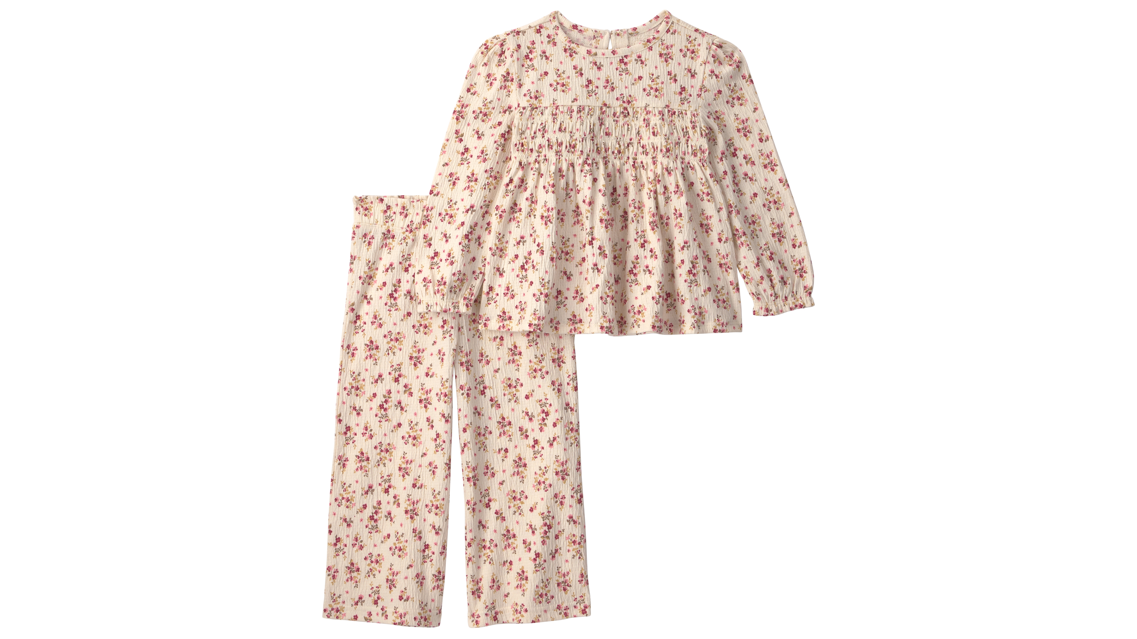 Carter's Little Planet Toddler Girls' 2T-5T Smocked Top and Pants, 2-Piece Set