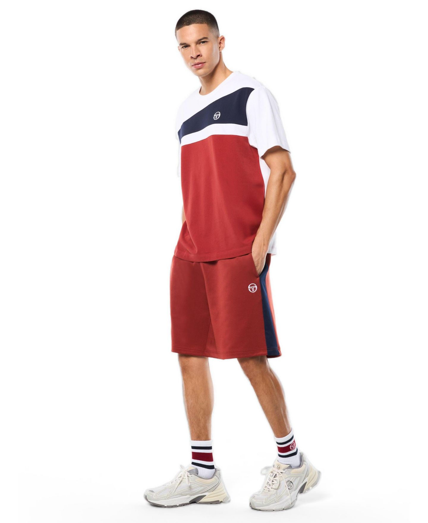 Мужская футболка Sergio Tacchini Affilato Fashion, цвет: Bossa Nova — фото 3