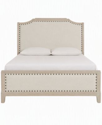 Sadie Sleigh King Wood Headboard