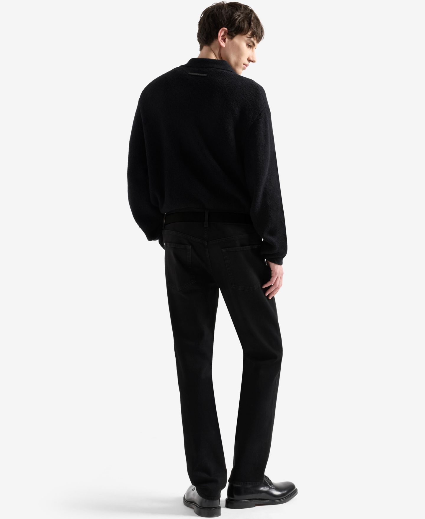 Мужской свитер 7 For All Mankind Full-Zip, цвет: Чёрный — фото 4
