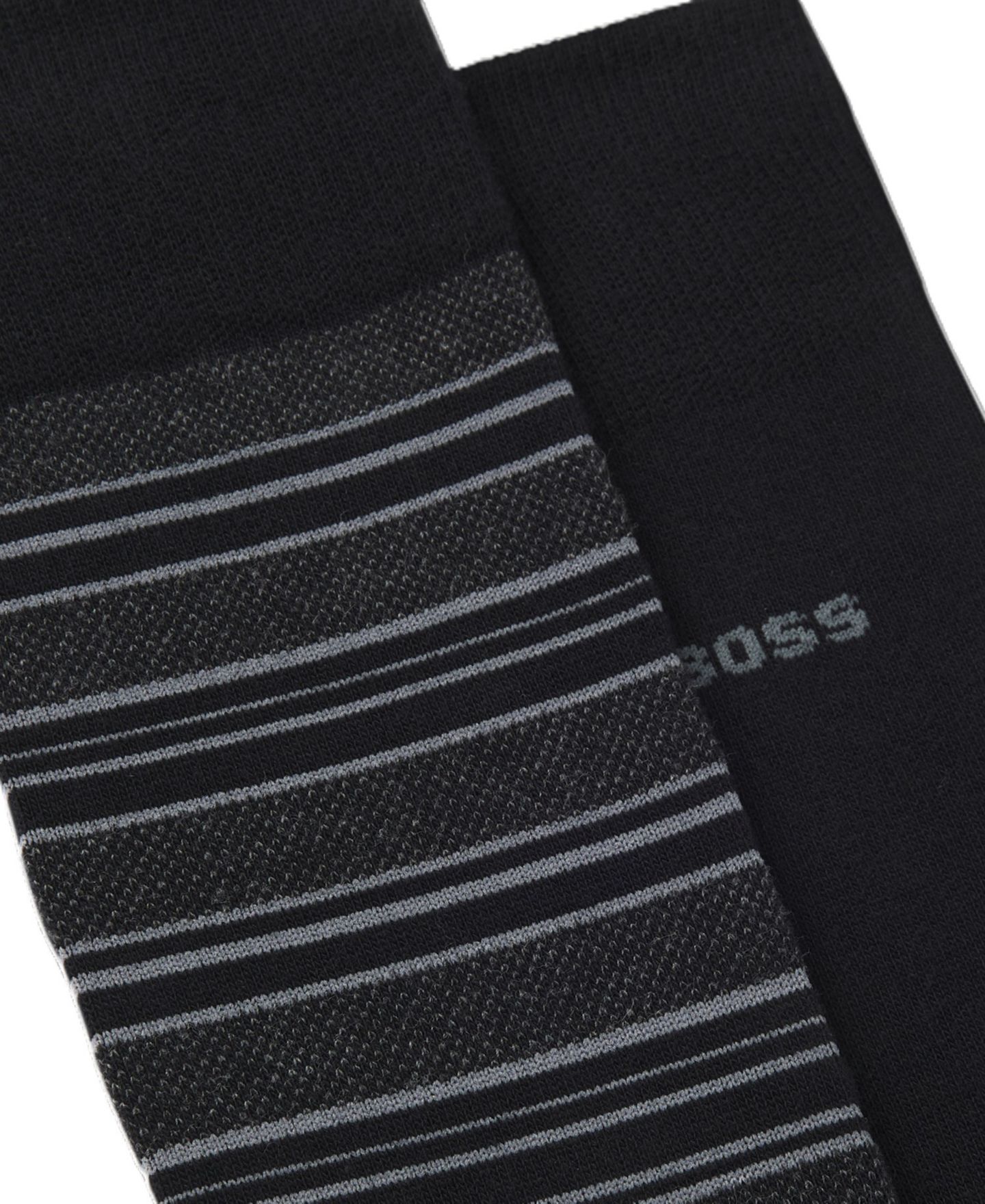 Носки Blend для мужчин, хлопок, в полоску, 2 шт. — Hugo Boss, цвет: 2prs Stripepiquet Cc 10276533 01 — фото 3