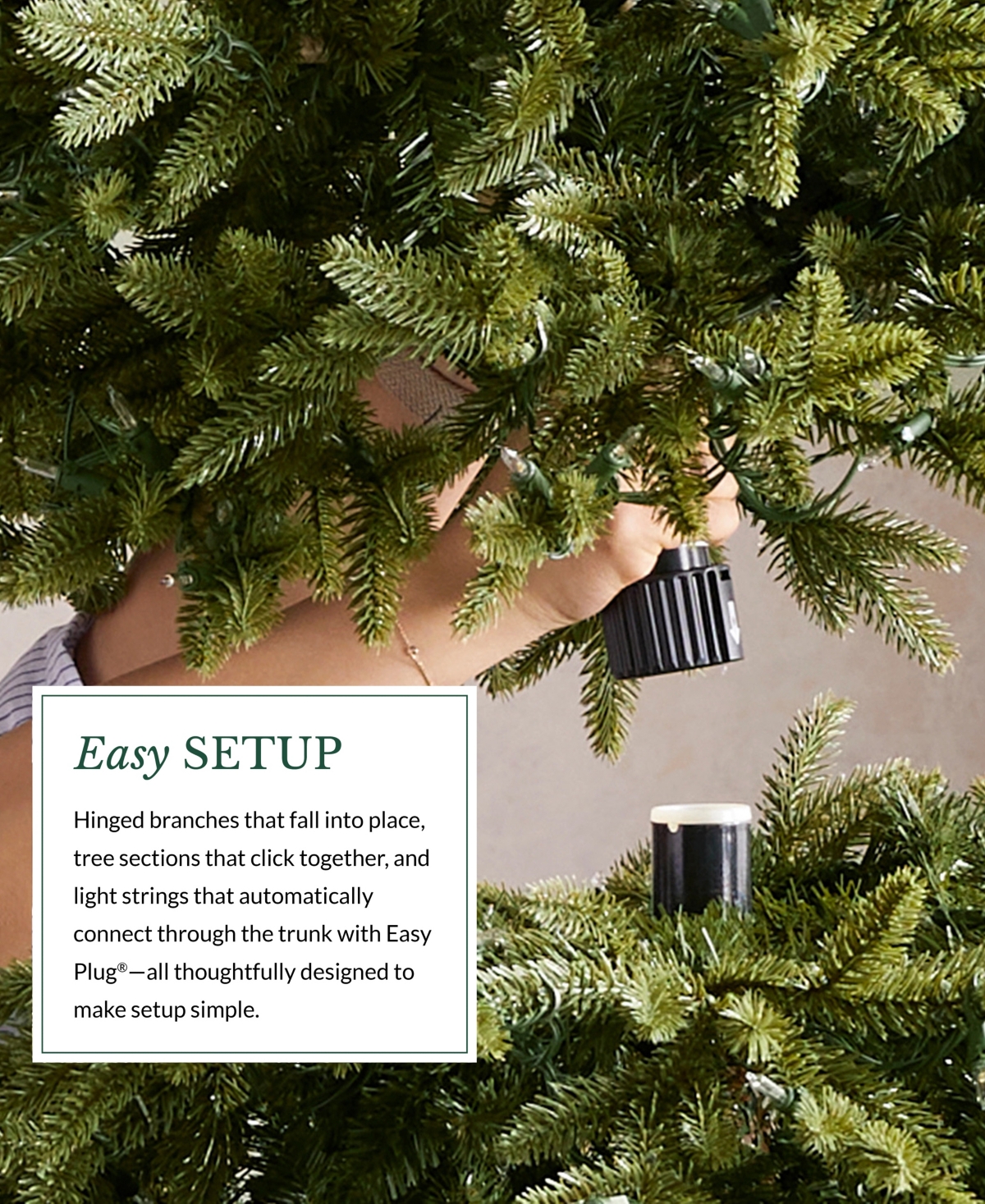 Balsam Hill 8 ft Pre-Lit Silverado Slim Tree