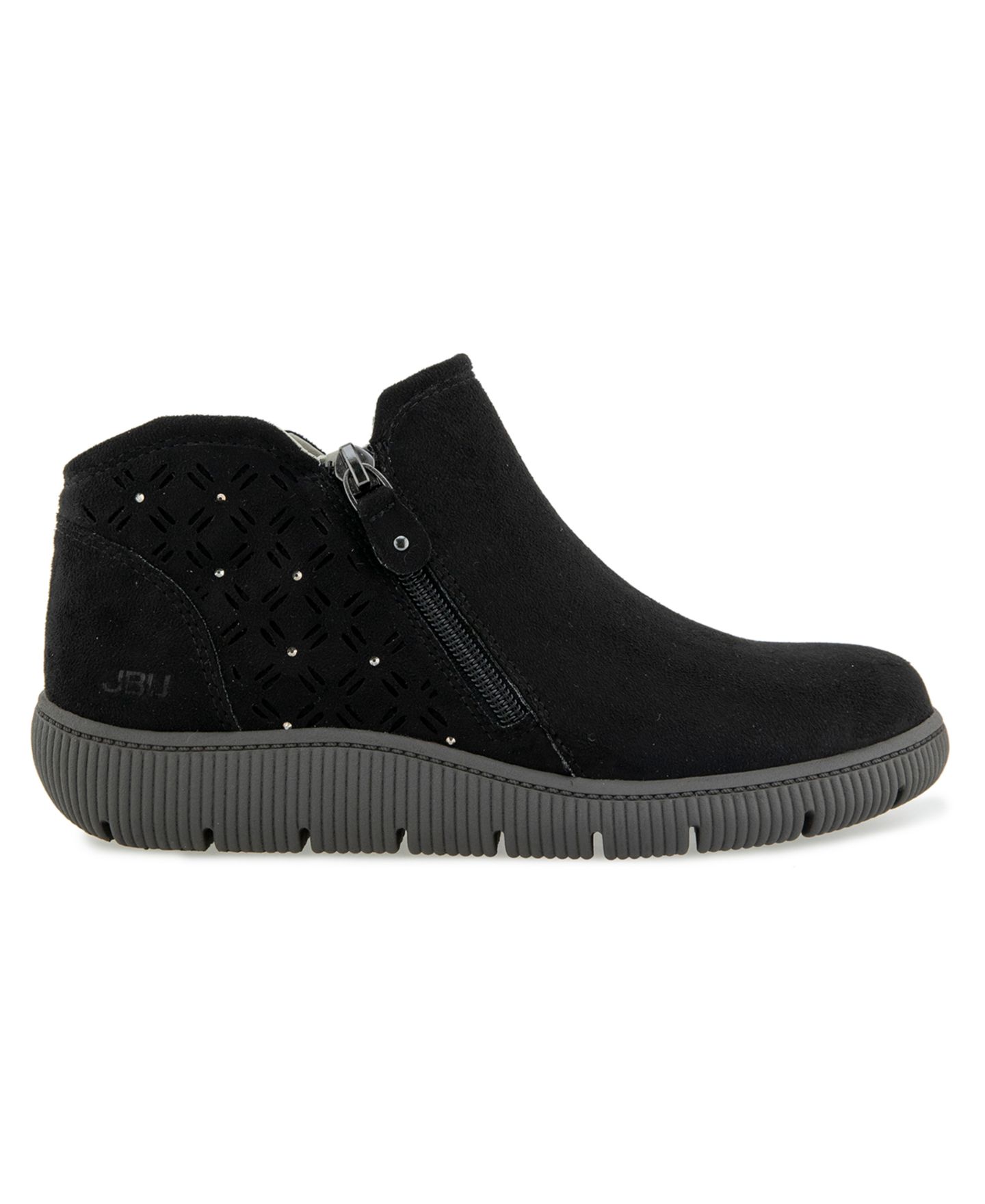 Женские ботинки JBU Bailey Zipper Casual Booties, цвет: Чёрный — фото 2