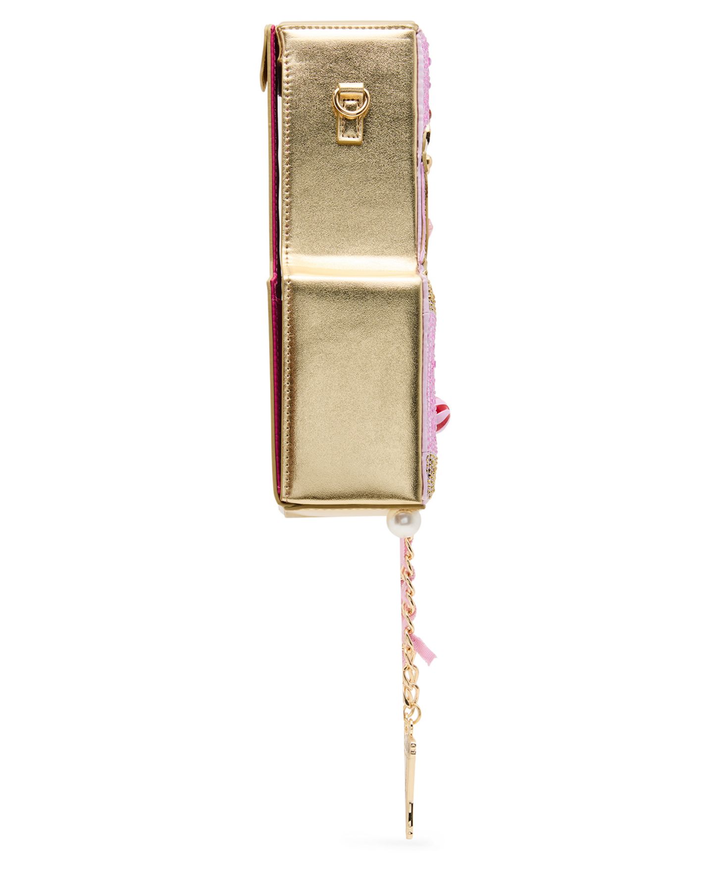 Женская сумка Betsey Johnson Nutcracker Medium Crossbody Handbag, цвет: Розовый — фото 5
