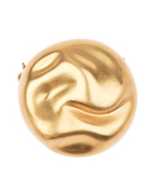 Abstract Gold-Tone Brooch