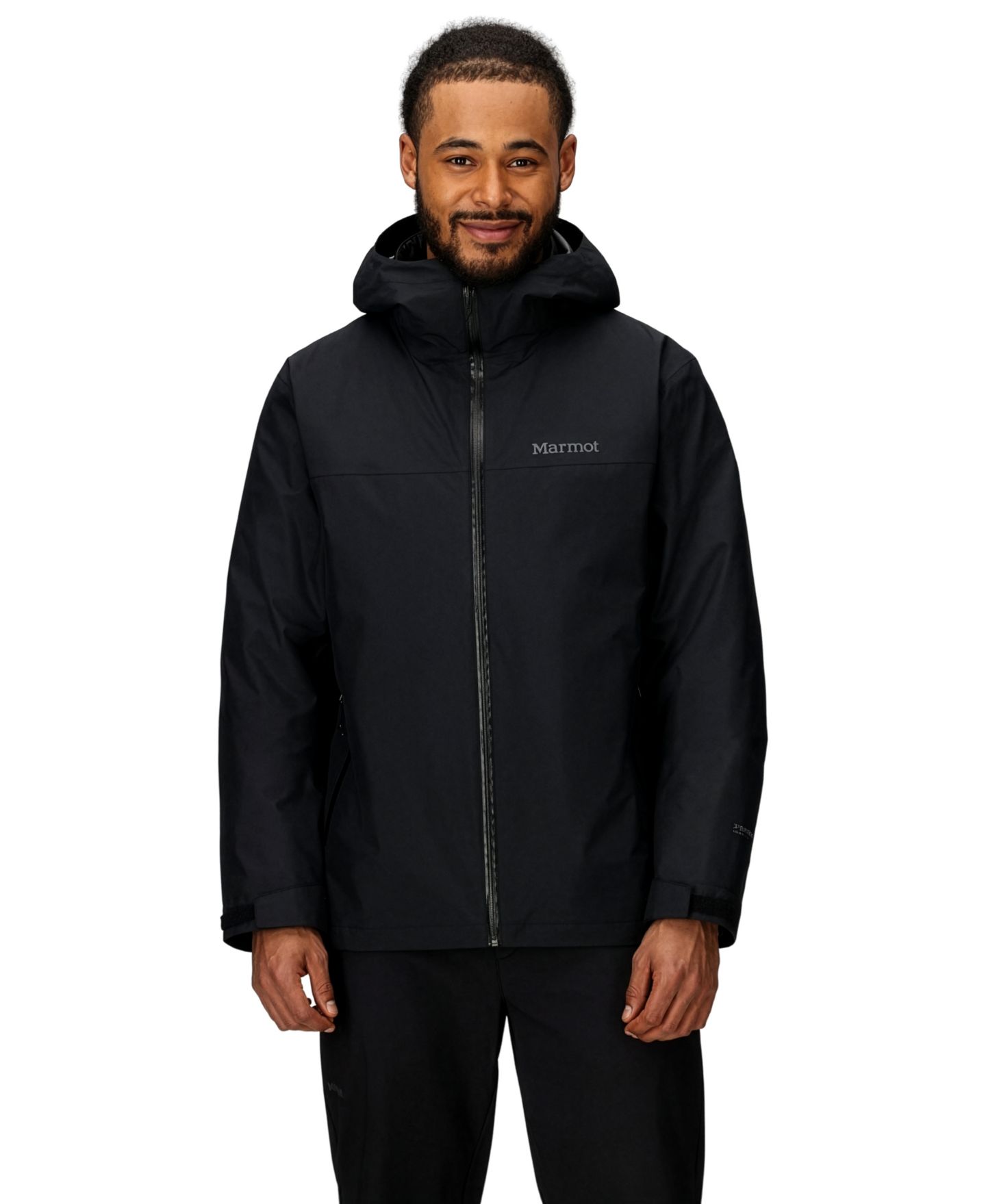 Мужская куртка Marmot Mammoth GORE-TEX Waterproof, цвет: Чёрный — фото 1
