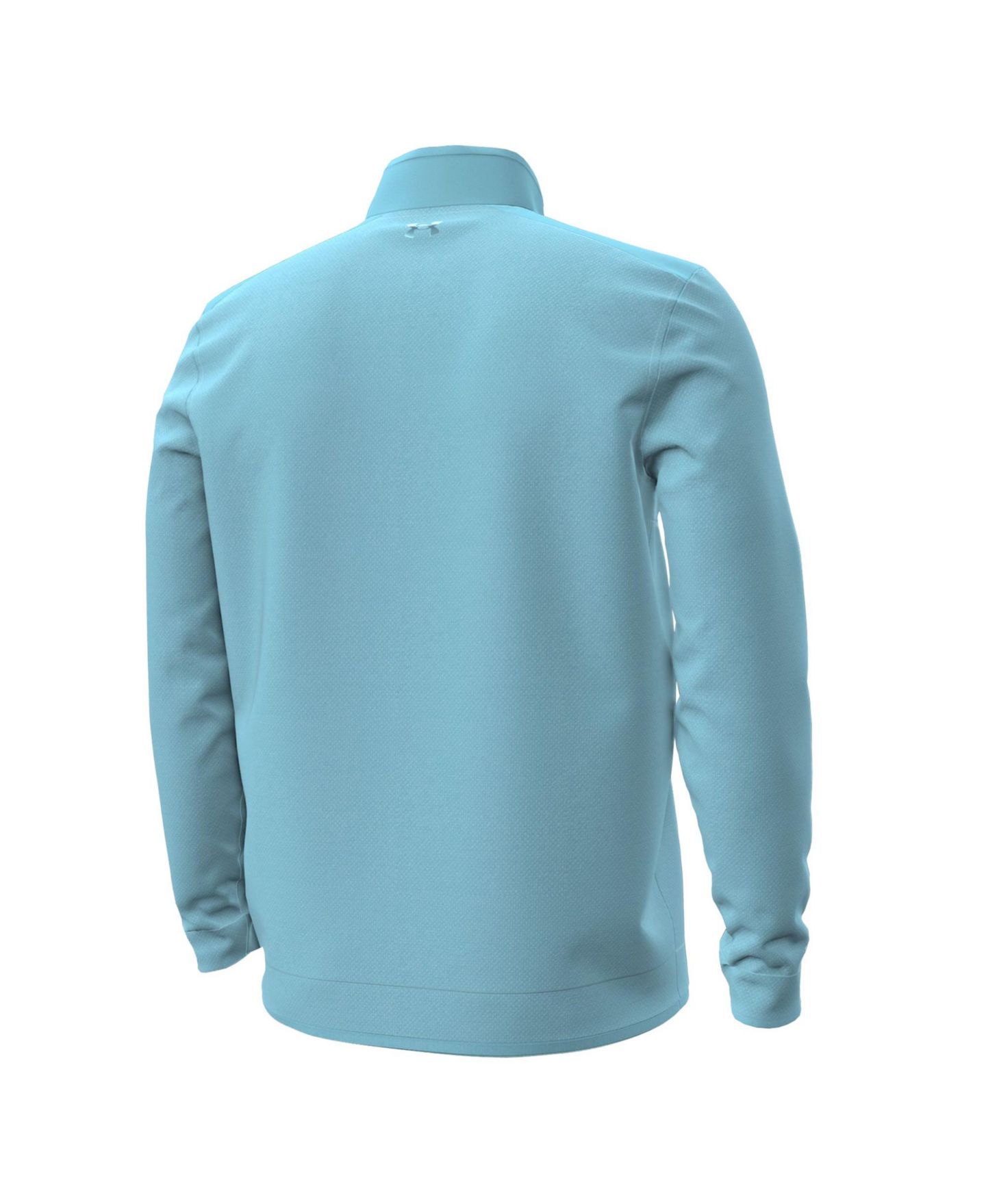 Мужской свитер Under Armour Notre Dame Fighting Irish Quarter-Zip Heathered Fleece — фото 2