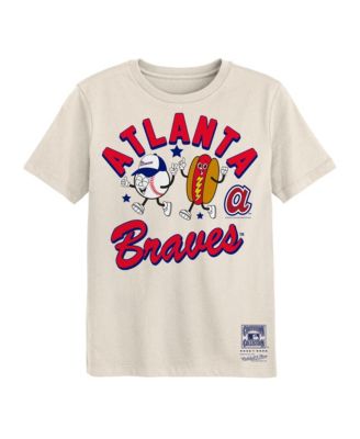 Preschool Natural Atlanta Braves Snack T-Shirt