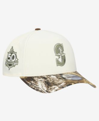 Men's Khaki/Realtree Camo Seattle Mariners 9FORTY A-Frame Adjustable Hat