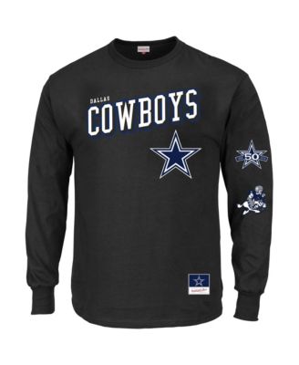 Men's Black Dallas Cowboys Big & Tall Training Camp Long Sleeve T-Shirt