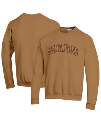 Men's Brown Florida State Seminoles Latte Fleece Sweatshirt