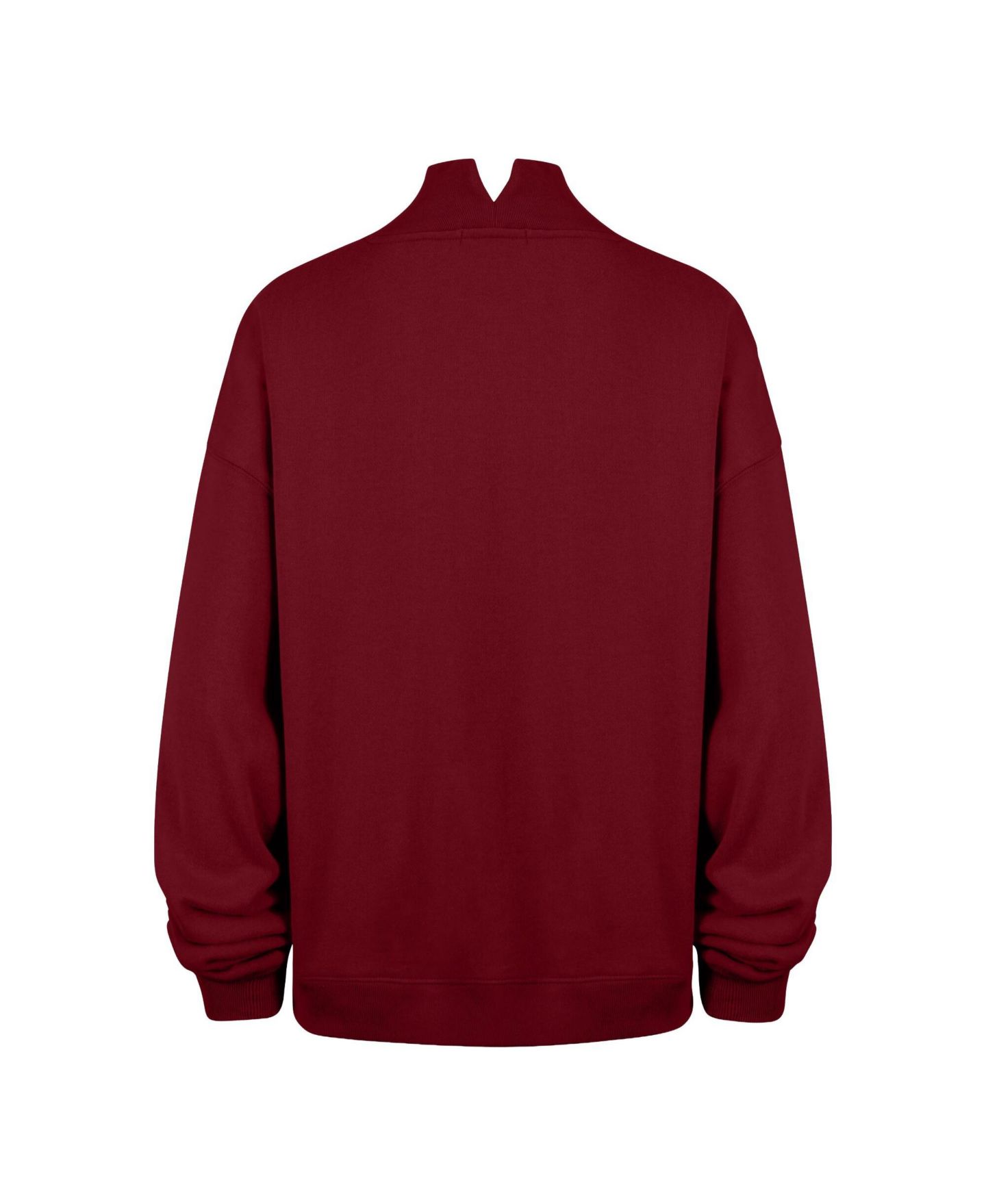 Женский свитшот '47 Brand Washington Commanders Vantage Oversized Mock-Neck Cropped Sweatshirt — фото 2