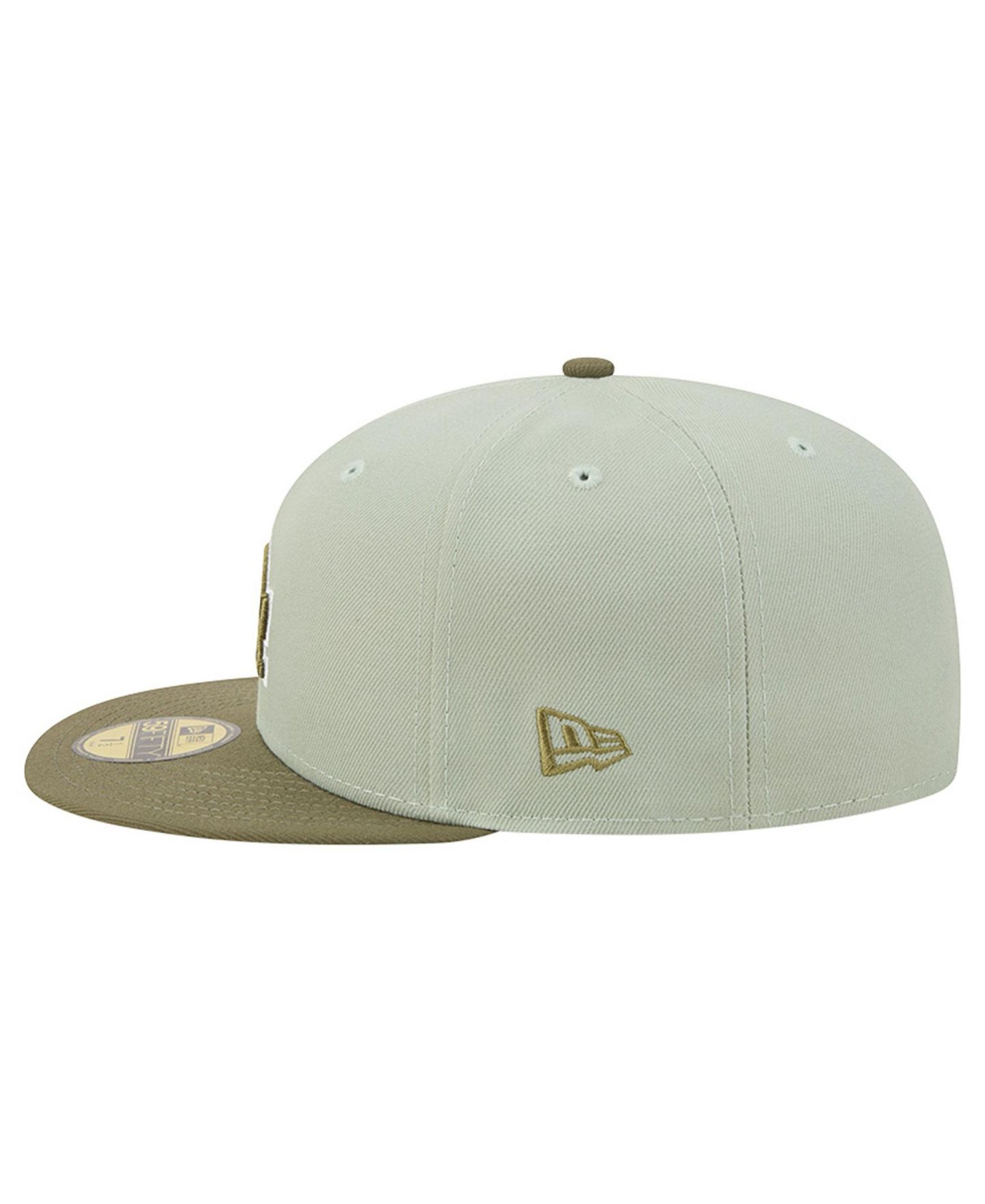 Мужские головные уборы New Era Green/Olive Los Angeles Dodgers Color Pack 59FIFTY Fitted Hat — фото 2